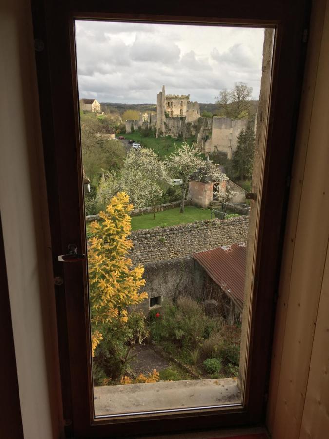 Chez Fred Avec Vue Sur Le Chateau Angles-sur-lʼAnglin Eksteriør bilde