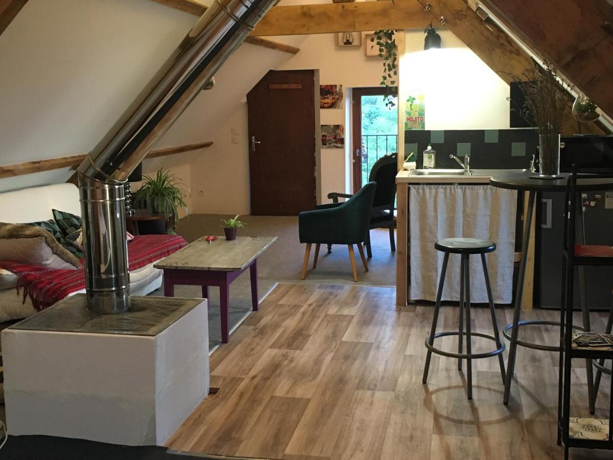 Chez Fred Avec Vue Sur Le Chateau Angles-sur-lʼAnglin Eksteriør bilde